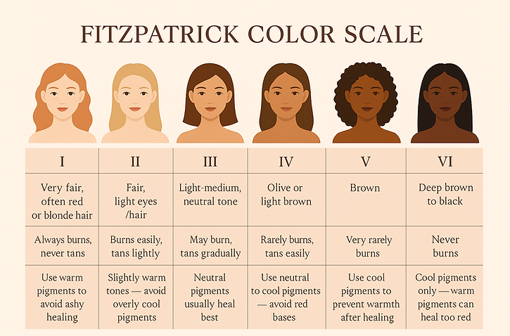 Fitzpatrick Color Scale