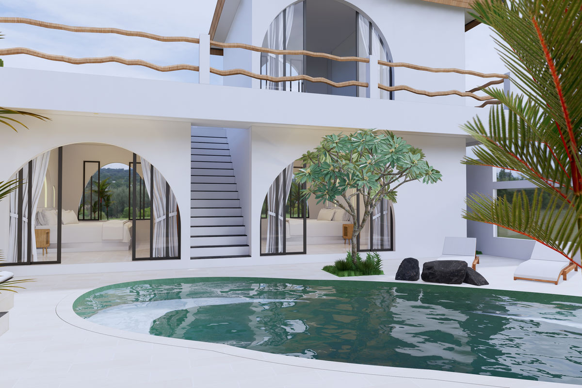 2 Bedroom Villa Kedungu pool