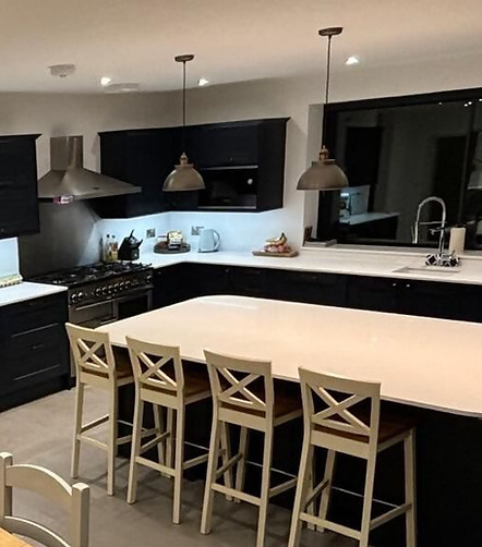 Recently installed kitchen for a happy customer