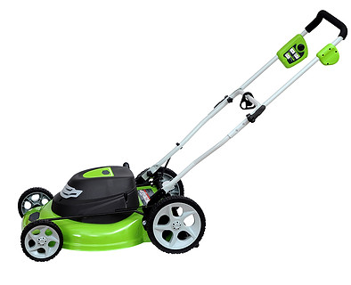 Green lawnmower