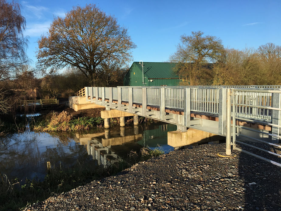 footbridge over body of water