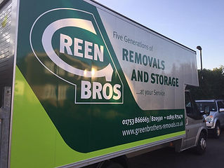 Green Brothers Removals van