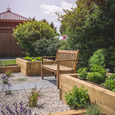Garden to complement the house, Collingham