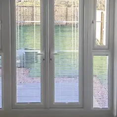 perfect fit blinds with the louvres open