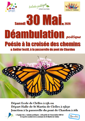 Samedi 30 Mai - Déambulation poétique