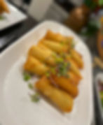 Spring Egg Rolls with Dragon Sauce image