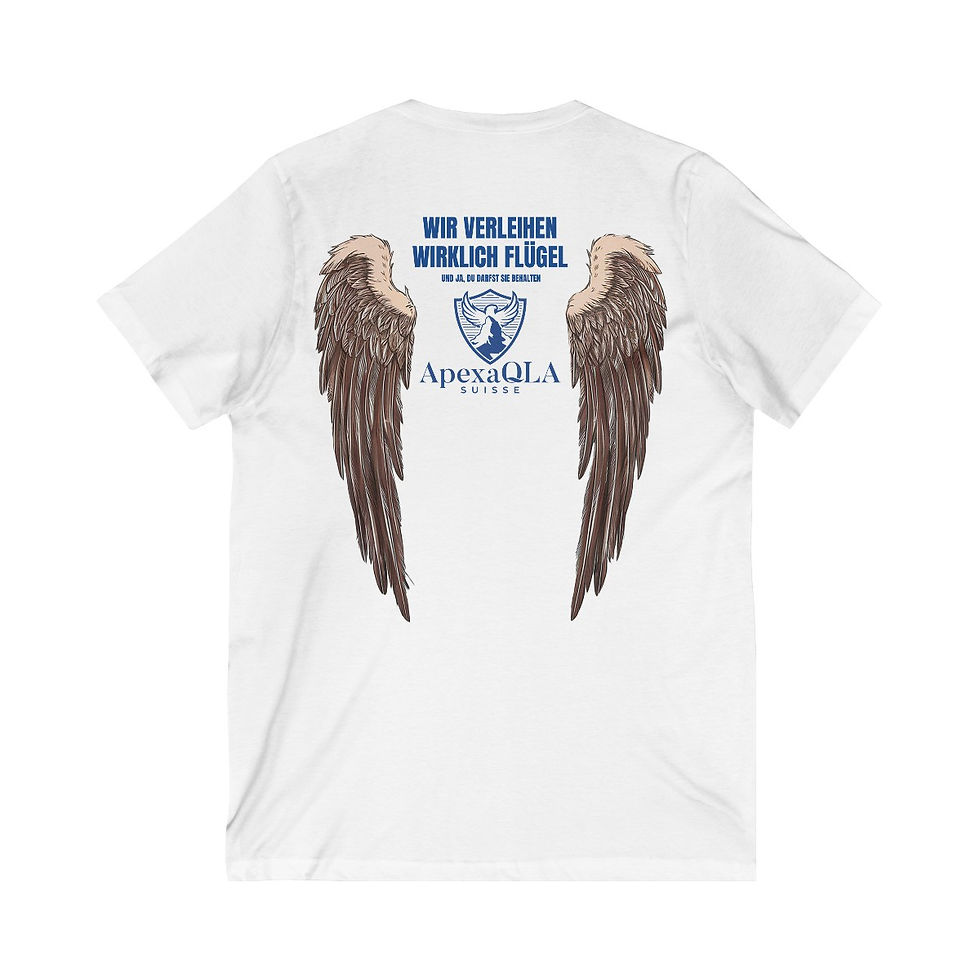 Küçük resim: Gives Wings 2.0 - Unisex Kısa Kollu V Yaka Tişört