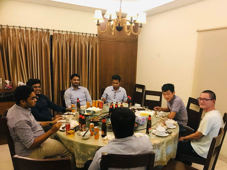 Dinner with Chines colleagues