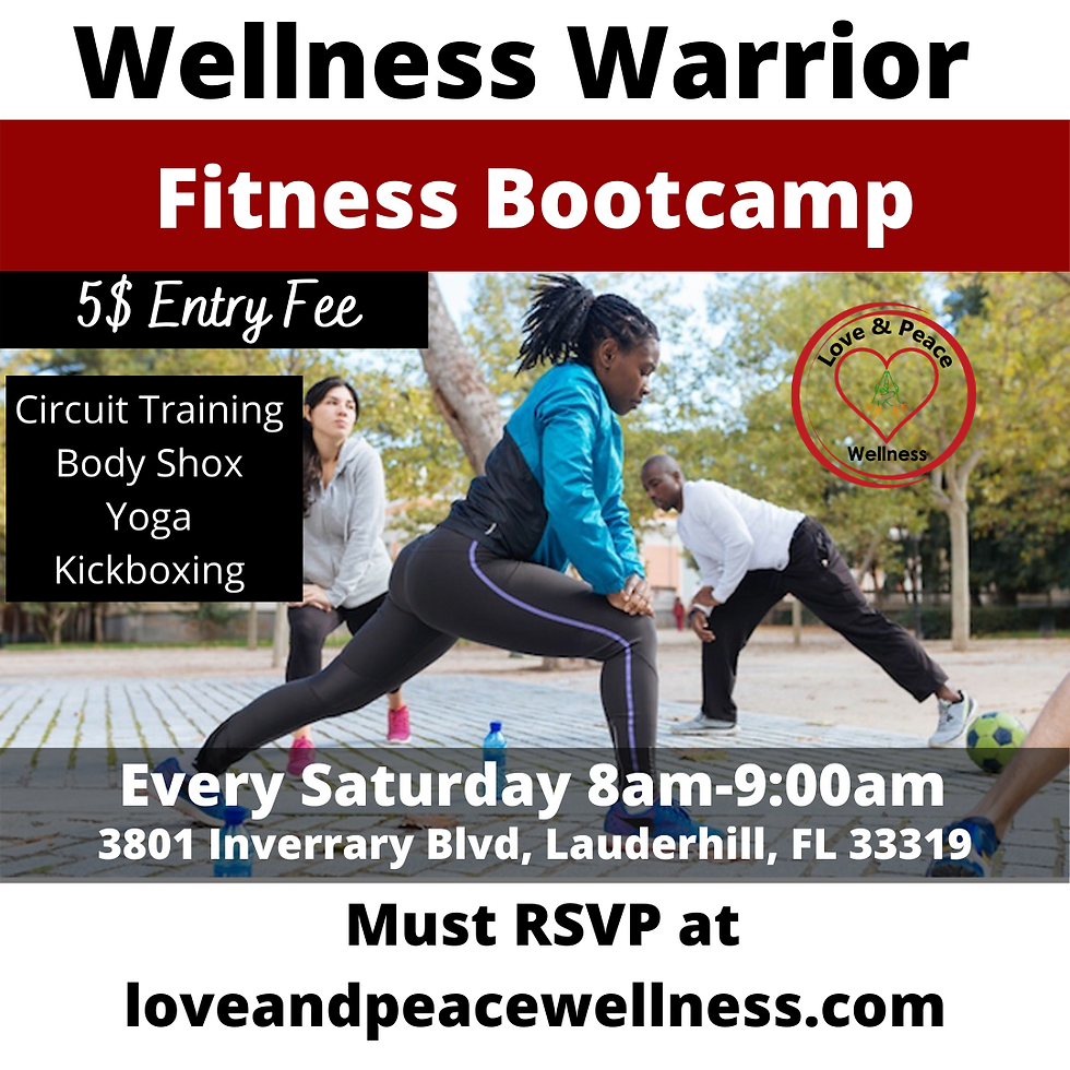 Wellness Warrior Fitness Bootcamp 