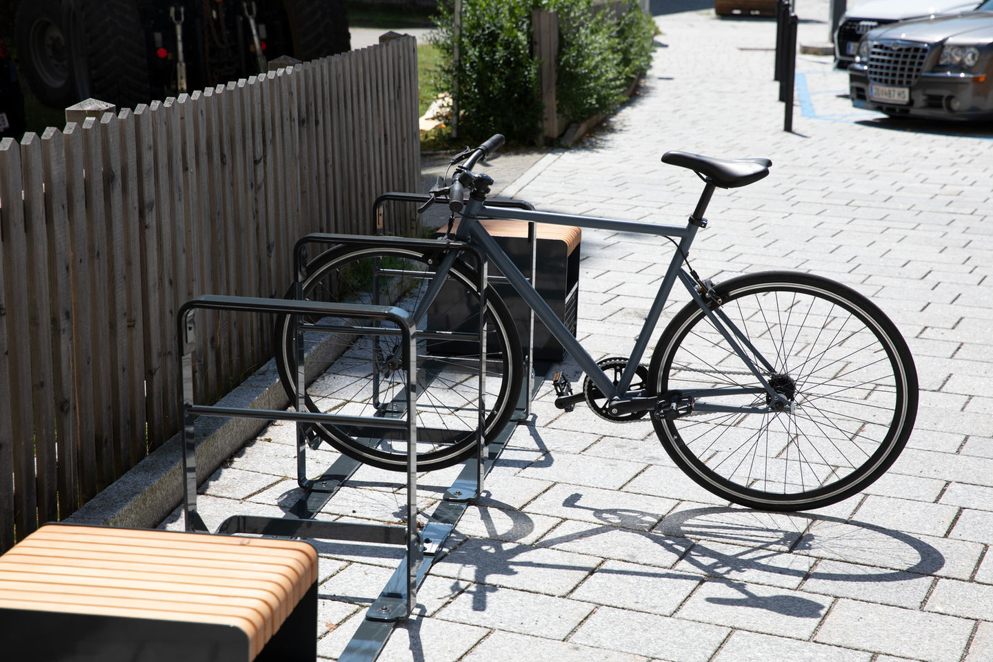 radstadt - Platzsparender Fahrradabstellplatz für Städte