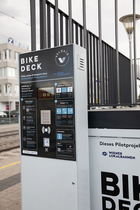 bikedeck - Fahrradboxen für smart cities - MAAS
