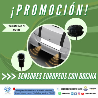 Sensores Europeos con bocina