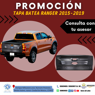 Tapa Batea Ranger 2015-2019