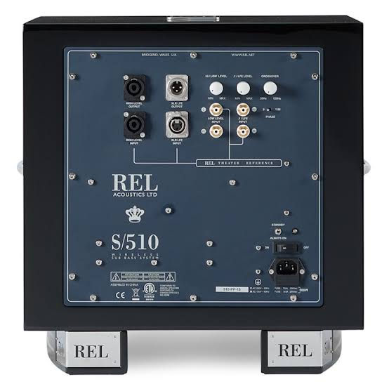 REL Acoustics S/510 High-End Stereo Subwoofer