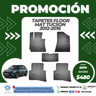 Tapetes Floor Mat Tucson 2017-2020