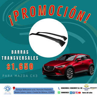 Barras Transversales Mazda CX3 2017 - 2020