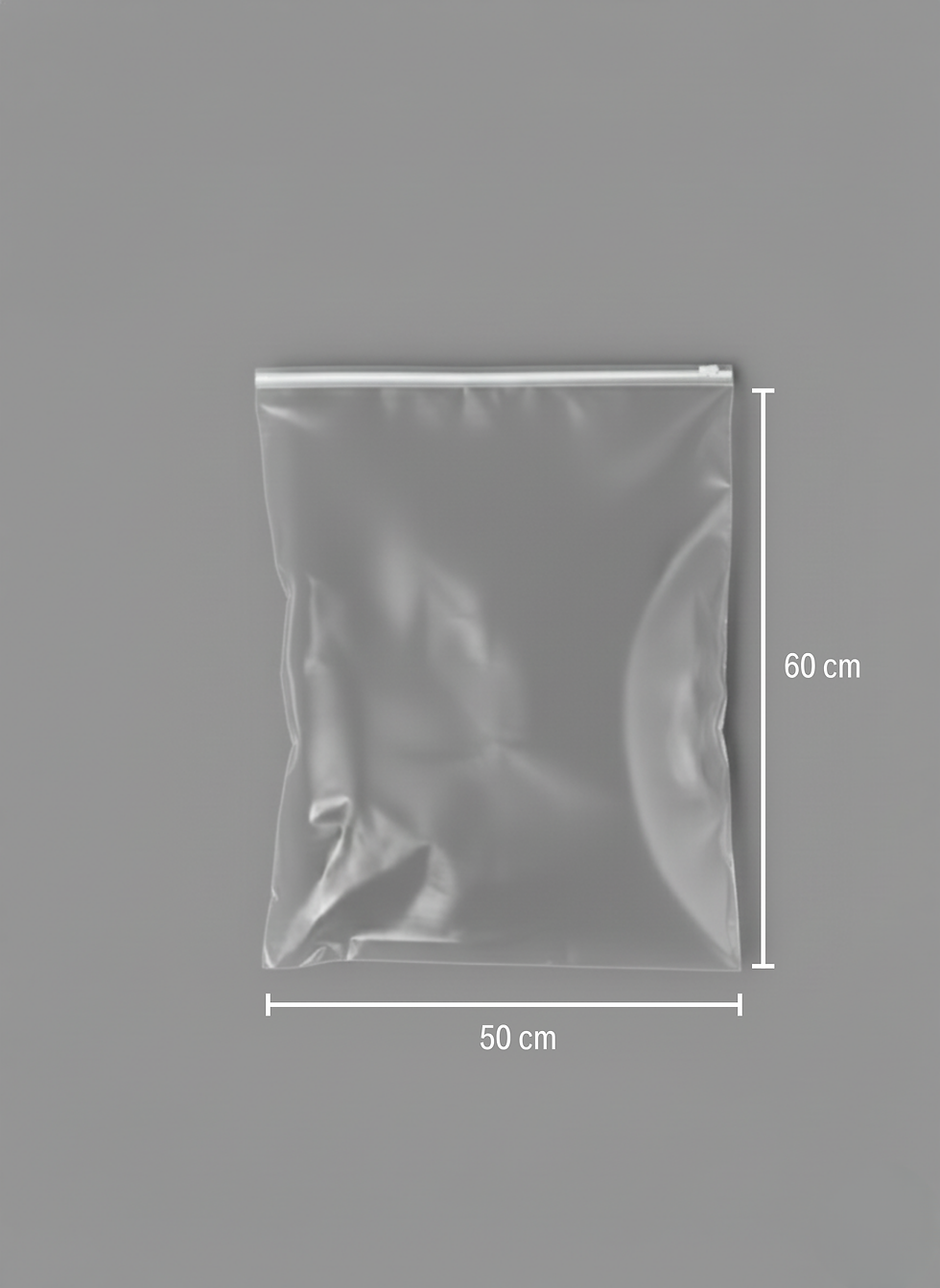 50x60 cm Buzlu Fermuarlı Poşet