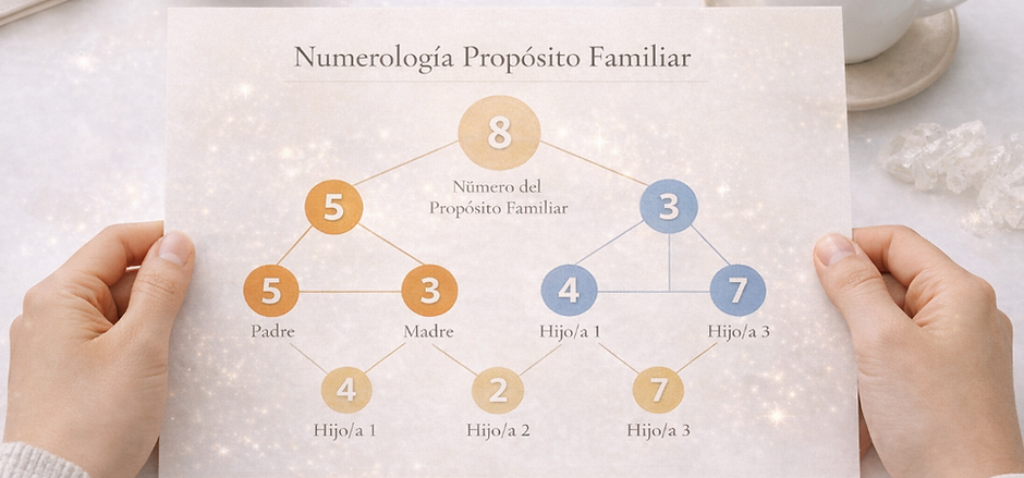✧Numerología Propósito Familiar