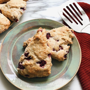 Vegan Raspberry Scones, GF 👩🏼🍳