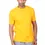 Thumbnail: Solid Mustard Regular Fit Round Neck Tshirt