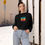 Thumbnail: Stay Positive Cropped Fleece Pullover for Women