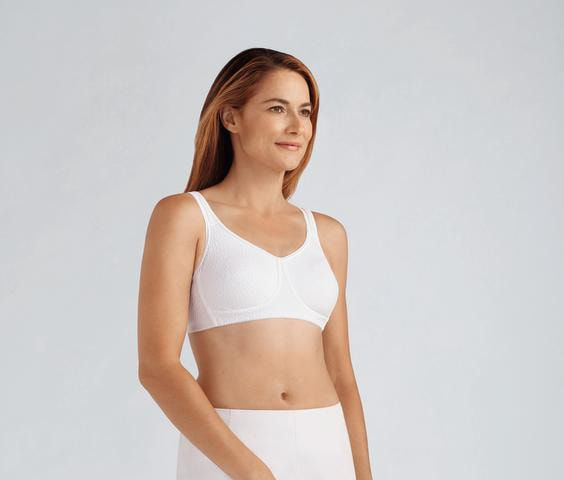 Amoena Mona Non Underwire Mastectomy Bra Soft Cup White 0606