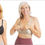 Thumbnail: Amoena Nancy Non-wired Front Closure Mastectomy Bra -Light Sand