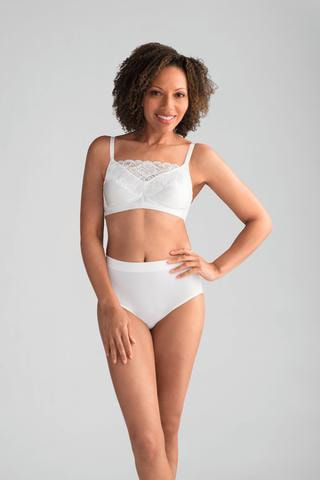 Amoena Isabel Cami Non Underwire Mastectomy Bra White 2118