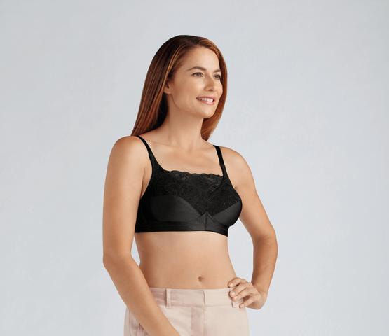 Amoena Isabel Cami Non Underwire Mastectomy Bra Black 2118