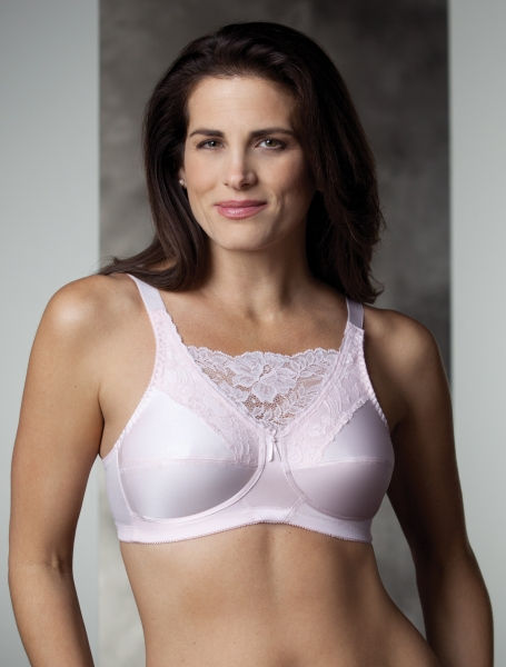 Trulife Jessica Softcup Cami Non Underwire Mastectomy Bra Pink 4019