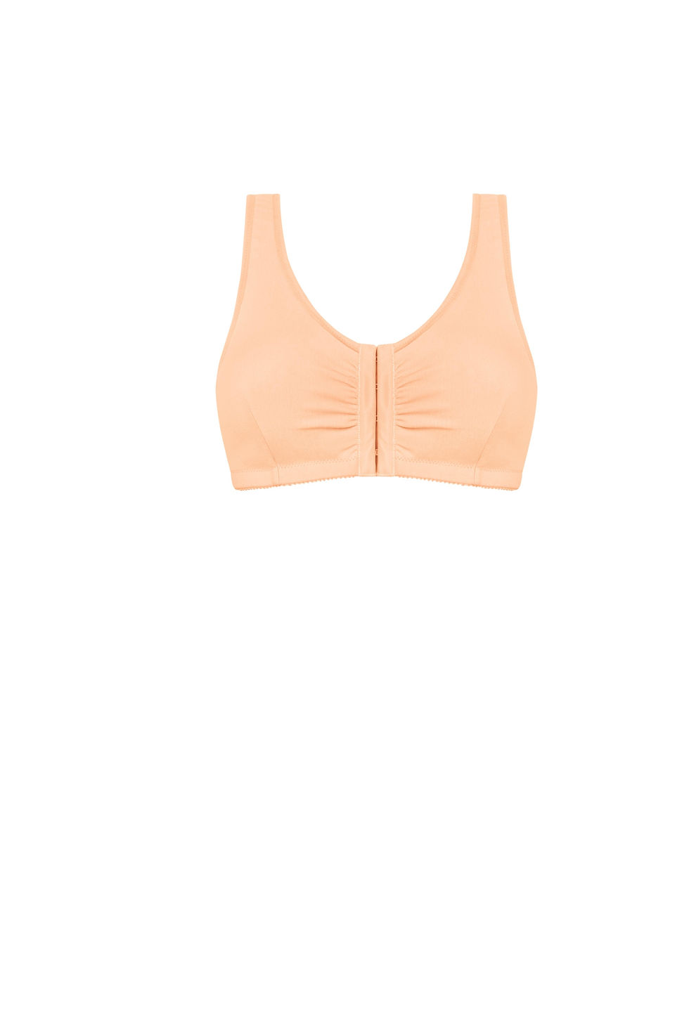 Thumbnail: Amoena Fleur Non Underwire Front Opening Mastectomy/Leisure Bra Nude 44671