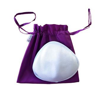Trulife Activeflow Triangle External Breast Prosthesis White 630W.