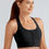 Thumbnail: Amoena Gloria Non Underwire Mastectomy Sports Bra Black