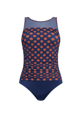 Amoena Alabama Half-Bodice High Neckline Mastectomy Swimsuit 71326