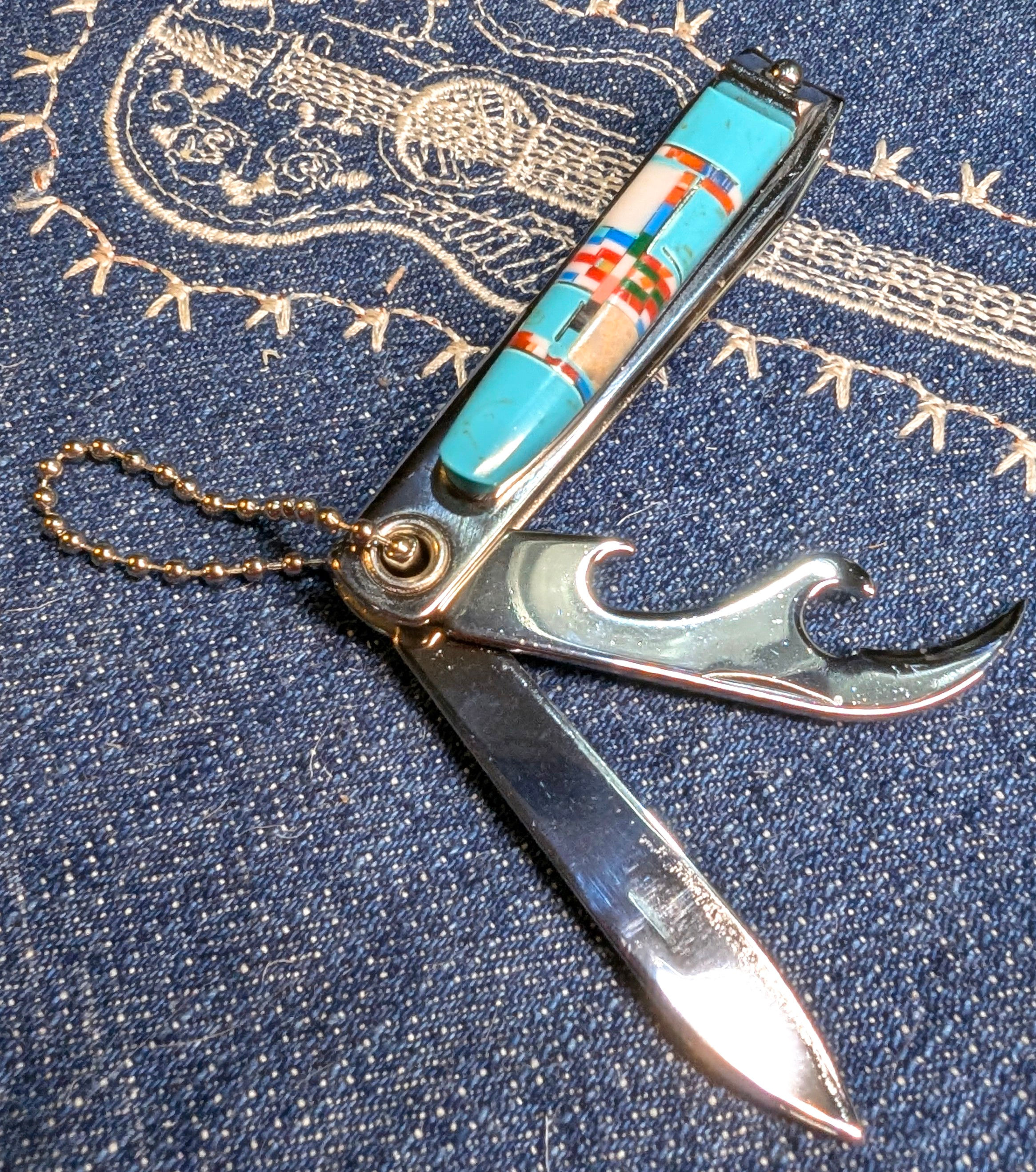 Southwest Turquoise Inlay Nail Clippers