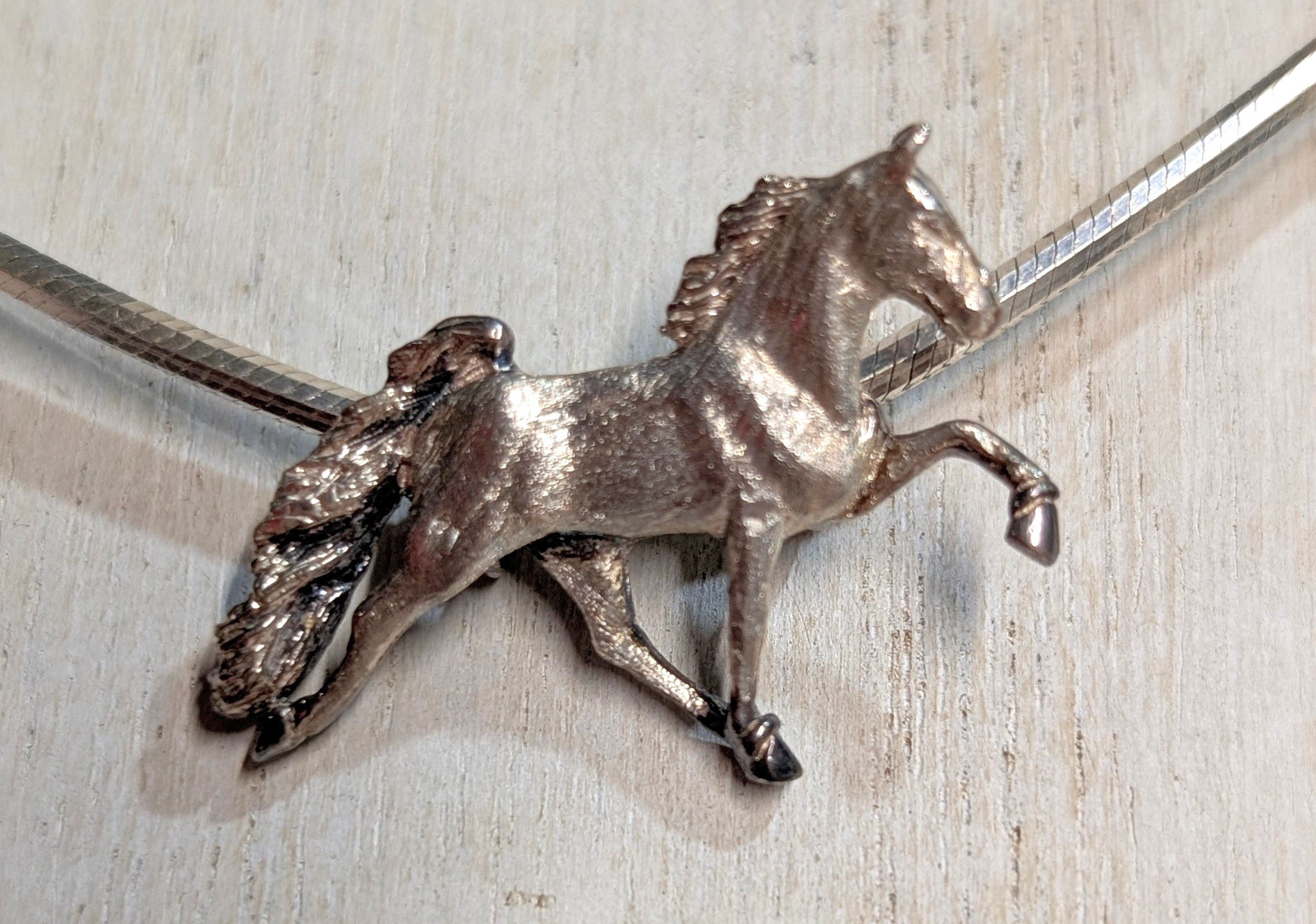 Vintage Walking Horse Pendant