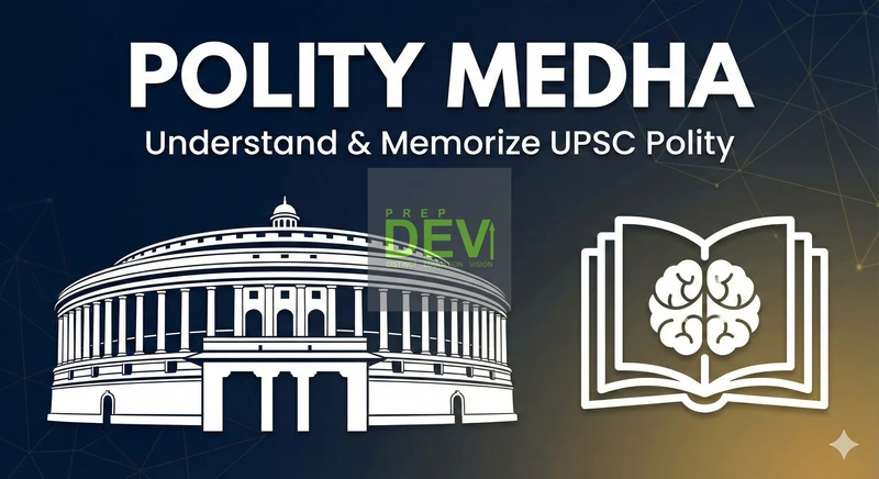 cover image of the memorize upsc polity course