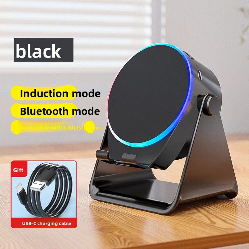 Thumbnail: Multifunctional Bluetooth Speaker Phone Stand with RGB Lighting
