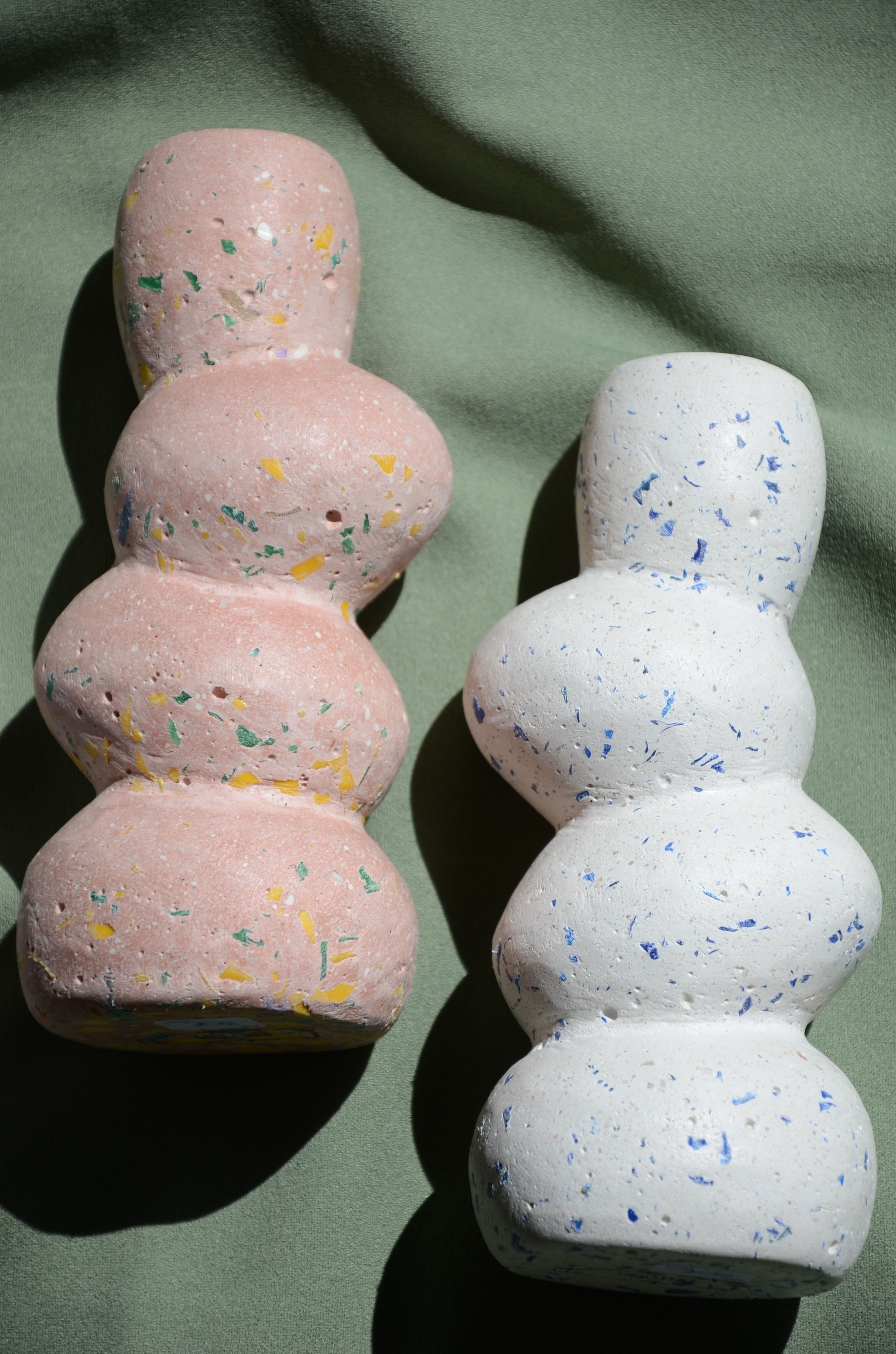 Jarrón curvo / Portavelas