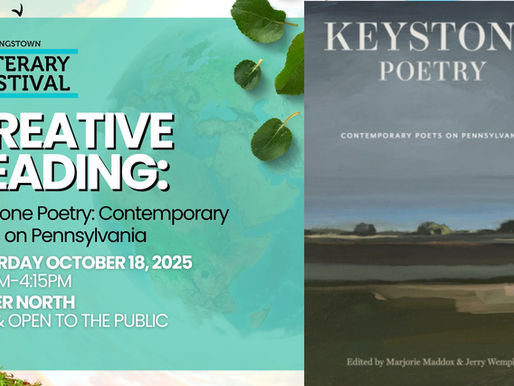 Keystone Poetry Anthology Reading (October 18 Butler North)
