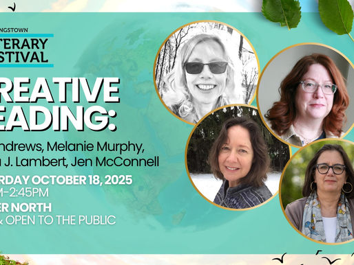 Creative Reading:Â Nin Andrews, Jen McConnell, Melanie Murphy, Paula J. Lambert (October 18 Butler North)