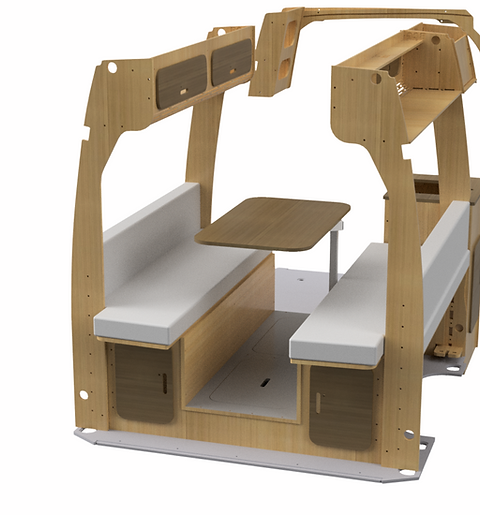 Short Van Dinette Cushions