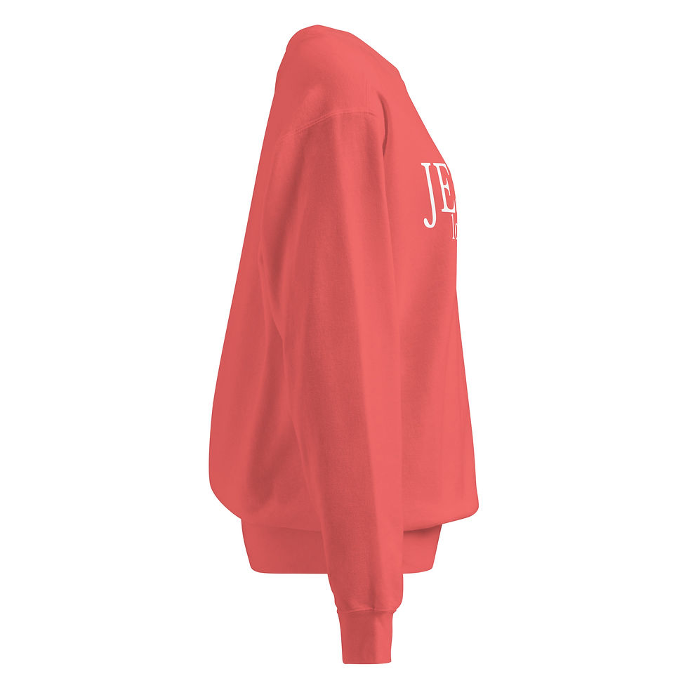 Thumbnail: Jesus Loves You Comfort Color Sweatshirt