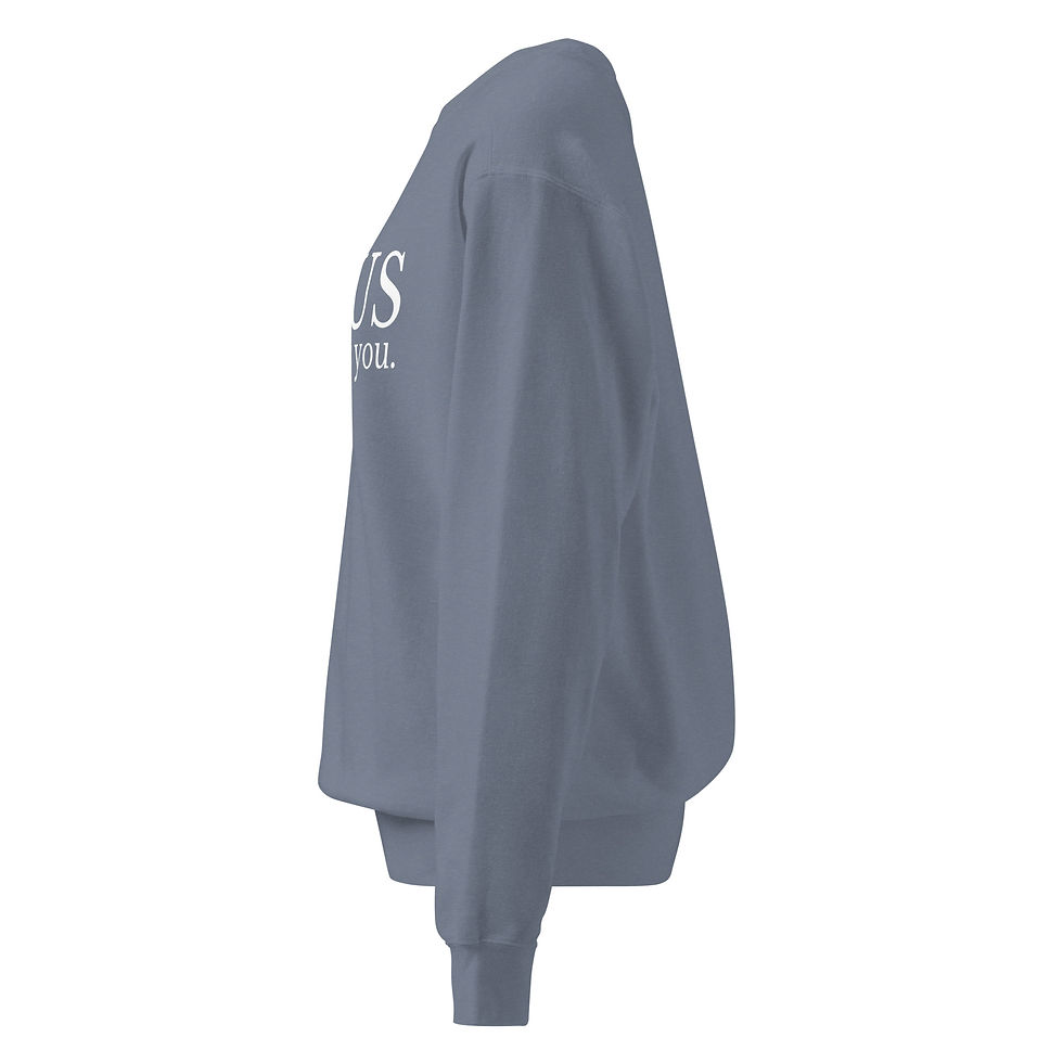 Thumbnail: Jesus Loves You Comfort Color Sweatshirt