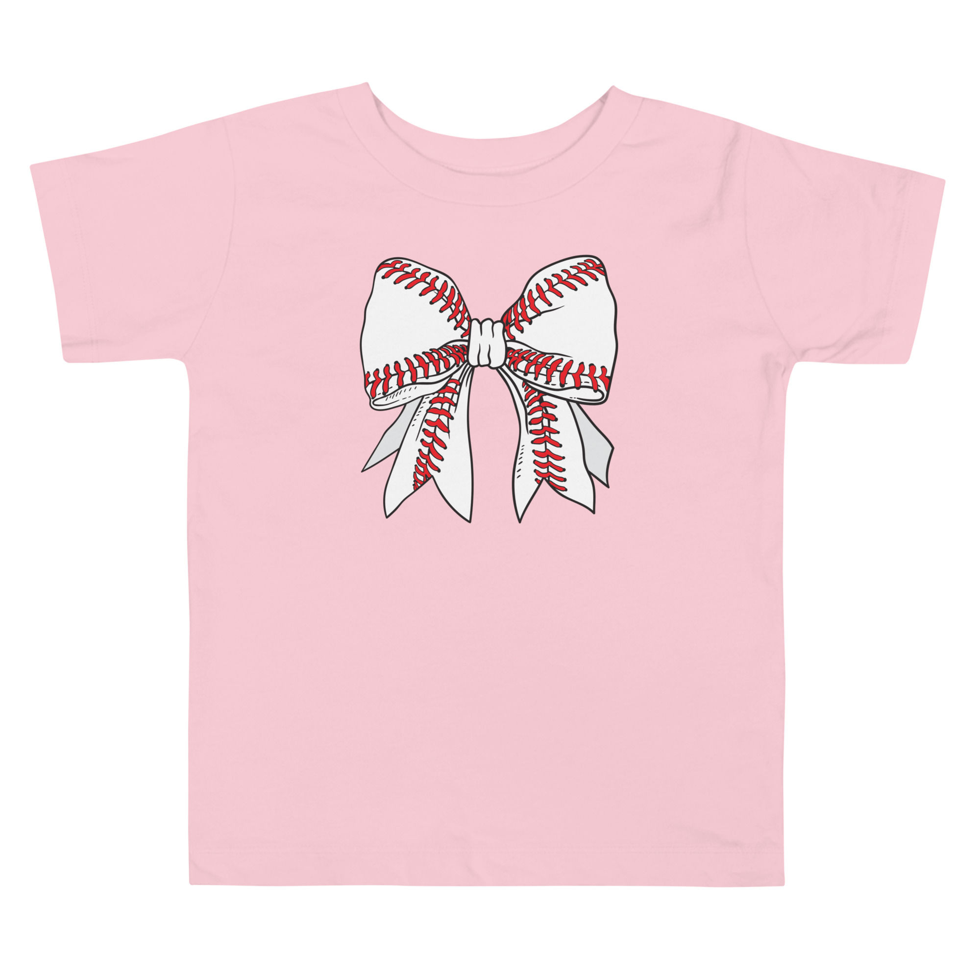 *Toddler* Baseball Bow Bella 