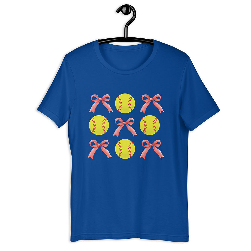 Thumbnail: Adult Softball + Bow Bella Shirt