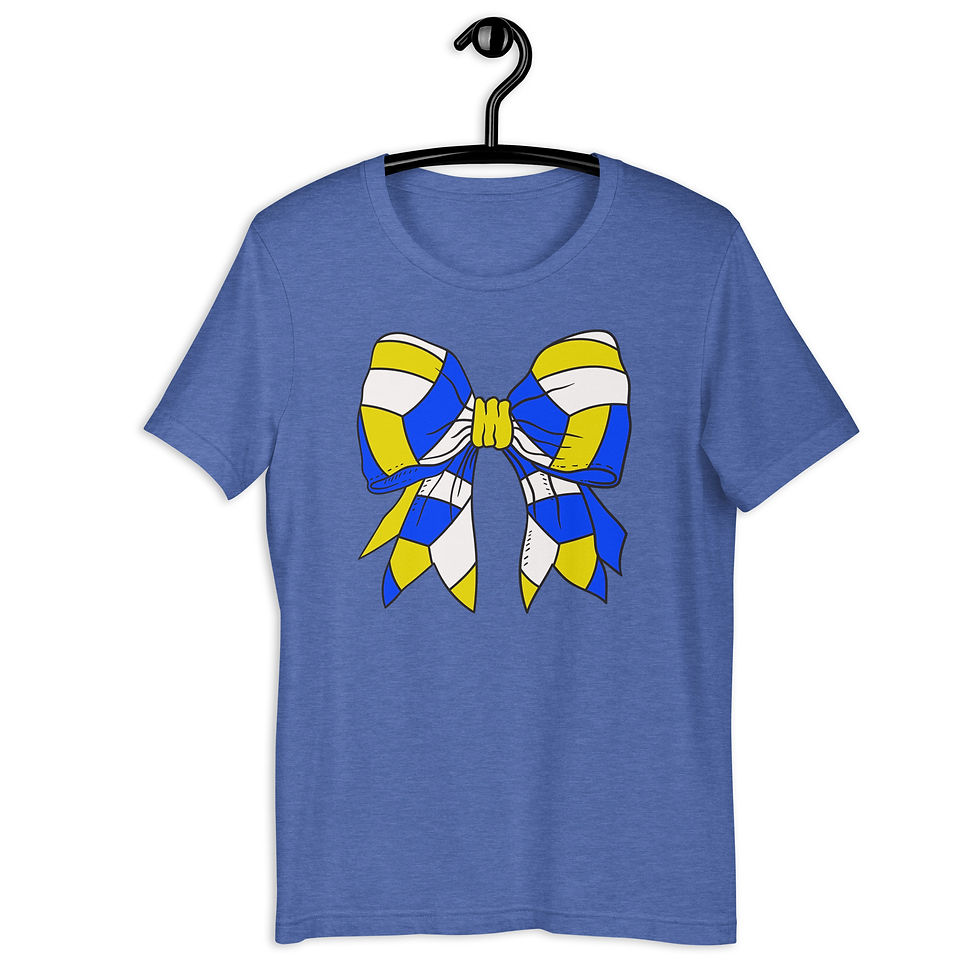 Thumbnail: Blue and Yellow Bella Bow shirt