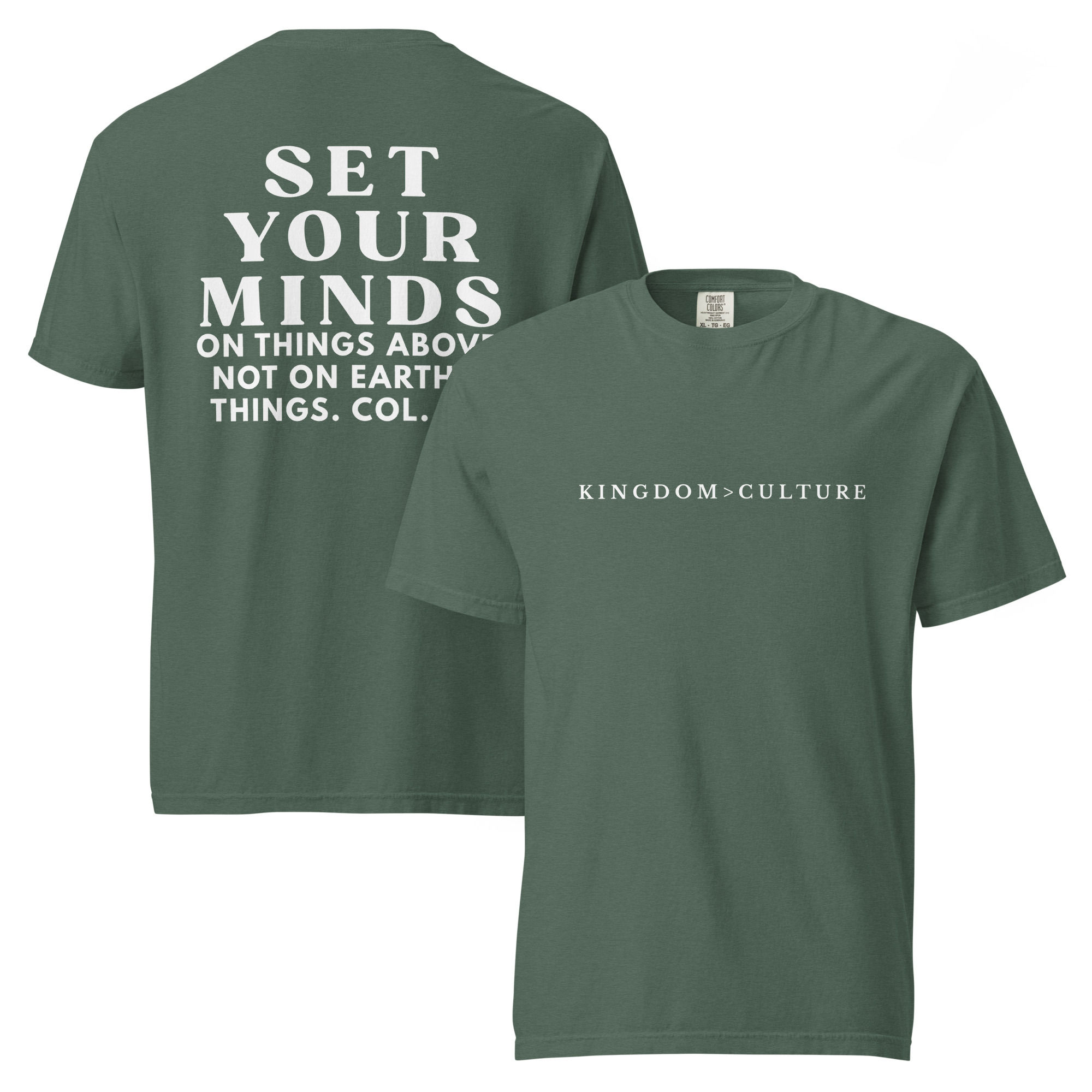 Unisex garment-dyed heavyweight t-shirt