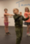 A group of children learning Hip-Hop Dance at Tamraloo Studios in Lincoln, CA