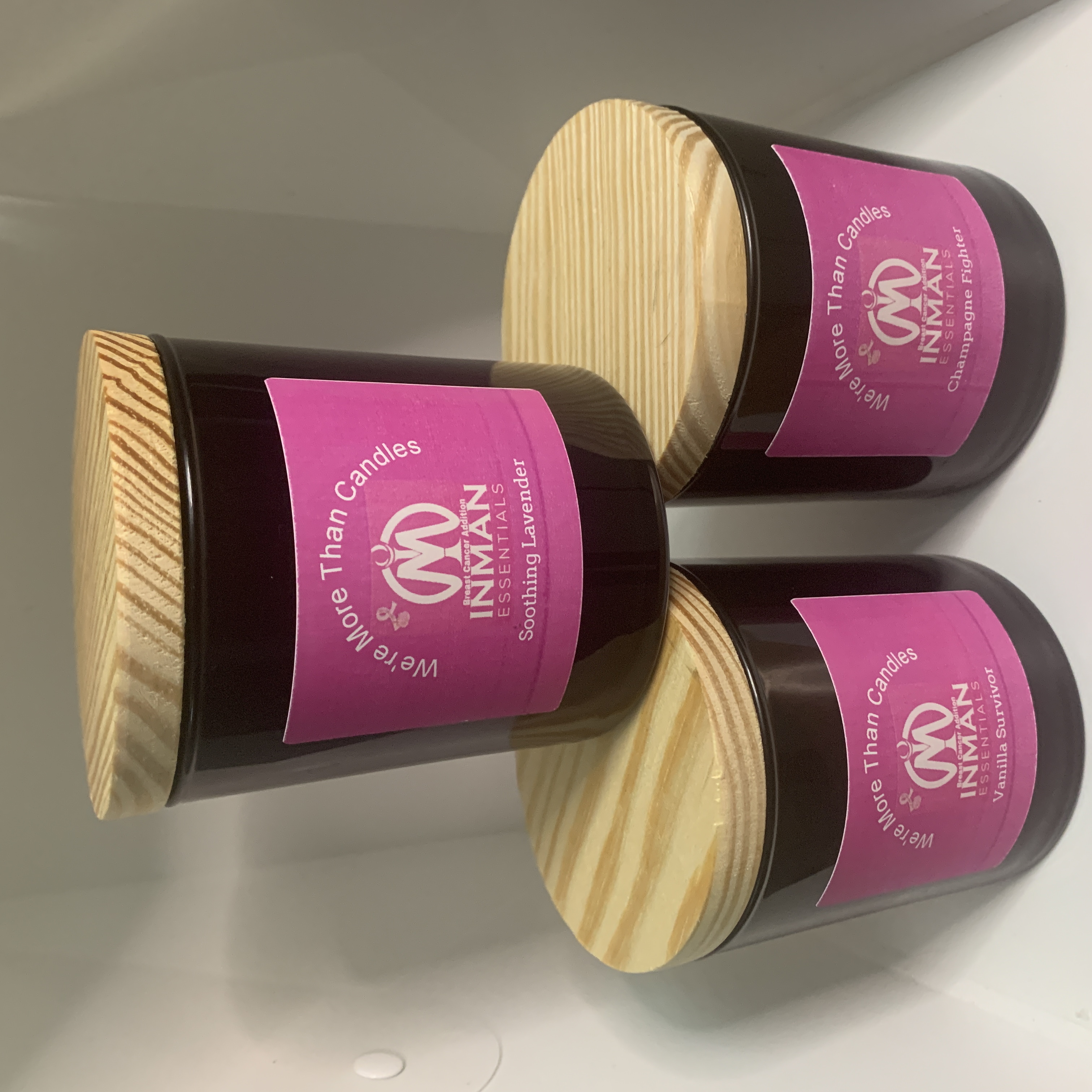 Candles & Holders Home Décor SURVIVOR Breast Cancer Soy Candles